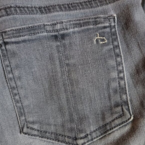 NEW Rag & Bone Everett sz 27 Grey Super Soft Skinny Straight Stretchy Jeans - Picture 12 of 15